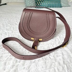 Chloé Small Marcie Bag in Deep Burgundy